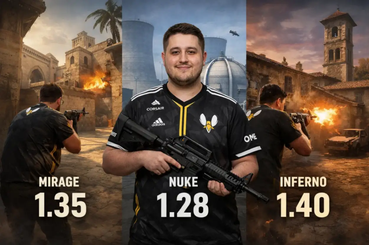 Рейтинг ZywOo на Inferno: сила в мелочах и разменах