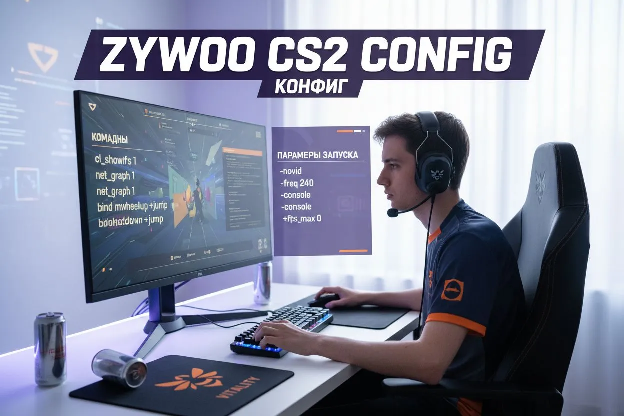 CFG ZywOo для CS2: конфиг, команды и запуск